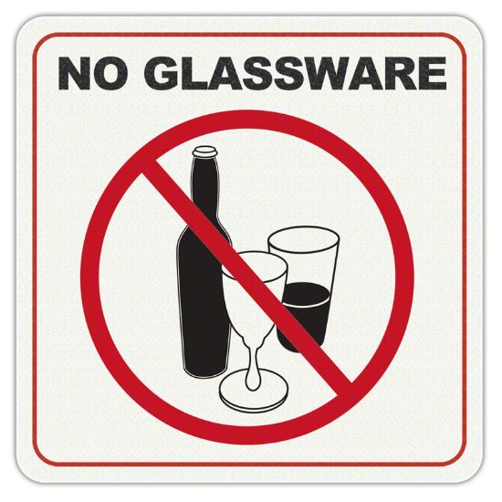 120TISW0606: NO GLASSWARE SYMBOL 6 120TISW0606