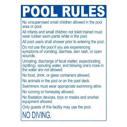 2046WS1824E: POOL RULES ME ONLY 2046WS1824E