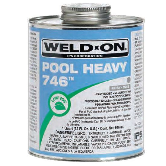 IPS13563: 1 QT 746 POOL HEAVY CLEAR CEMENT IPS13563
