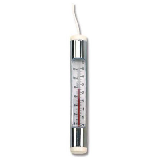 JED209: CHROME PLATEDTUBE THERMOMETER JED209