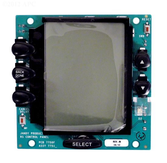 R0550800: PCB SUB-ASSY W/BLACK BUTTONS R0550800