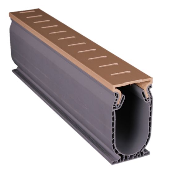 SDDT: 10' FRONTIER DECK DRAIN TAN WITH ADAPTERS SDDT