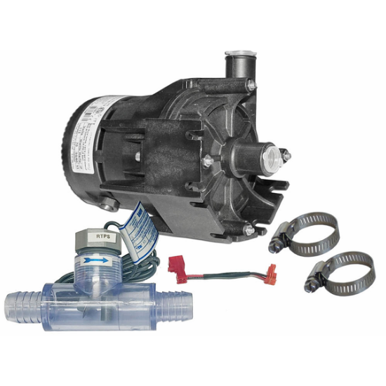 10-0121FS-K: Spa pump Laing Circulating Spa pump Series E10 with Flo-Switch 3/4" Barbed 240V - D2
