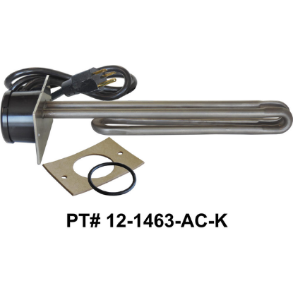 12-1463-AC-K: Hot Tub Heater Replacement Element, 2.5kW, 240V, 2.5"x4", Watkins w/Nema Cord