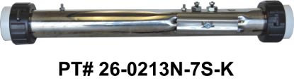 26-0213N-7S-K: Hot Tub Heater Replacement Assy, Replacement, 2.25"x19.25", 5.5kW, Nuwave Spas