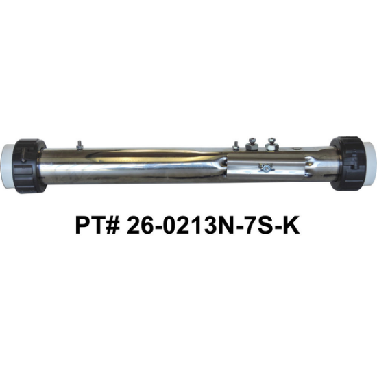 26-0213N-7S-K: Hot Tub Heater Replacement Assy, Replacement, 2.25"x19.25", 5.5kW, Nuwave Spas