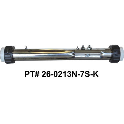 26-0213N-7S-K: Hot Tub Heater Replacement Assy, Replacement, 2.25"x19.25", 5.5kW, Nuwave Spas