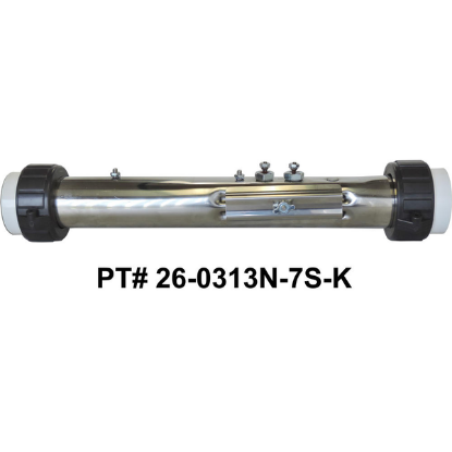 26-0313N-7S-K: Hot Tub Heater Replacement Assy, Replacement, 2.25"x15", 5.5kW, Nuwave Spas