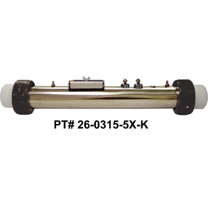 26-0315-5S-K: Hot Tub Heater Replacement Assy, Replacement, 2.25"x15", 4.0kW, Hercules