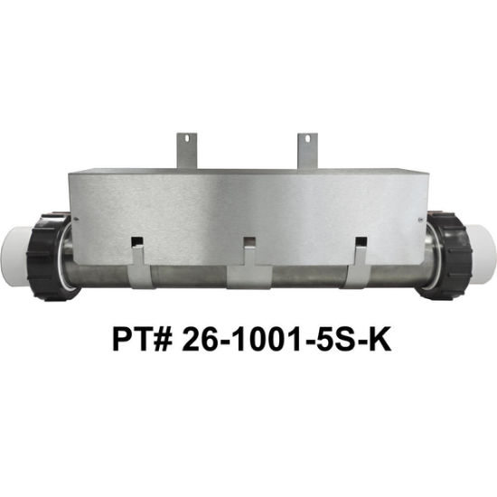 26-1001-5S-K: Hot Tub Heater Replacement Assy, Replacement, 3"X17.5", 4.0kW, Leisure Bay