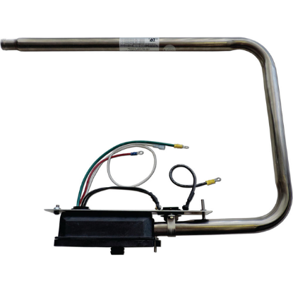 26-C3550-1-7T-K: Hot Tub Heater Replacement Assy, Low Flow, Laing, Square Back, 2.1/3.4kW, D1, w/Manual Reset TCO & Flow Switch, Titanium