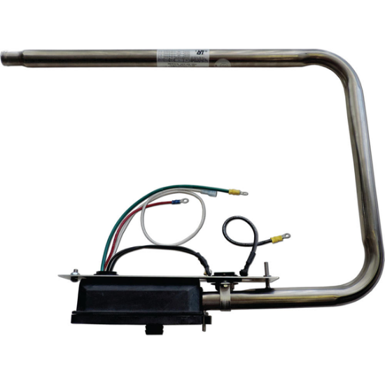 26-C3550-1-7T-K: Hot Tub Heater Replacement Assy, Low Flow, Laing, Square Back, 2.1/3.4kW, D1, w/Manual Reset TCO & Flow Switch, Titanium