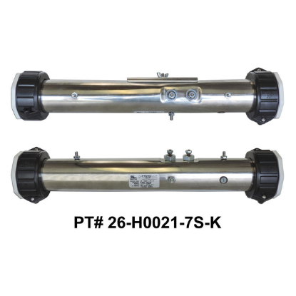 26-H0021-7S-K: Hot Tub Heater Replacement Assy, Replacement, 2.25" x 15.75", 5.5kW, Cal Spa