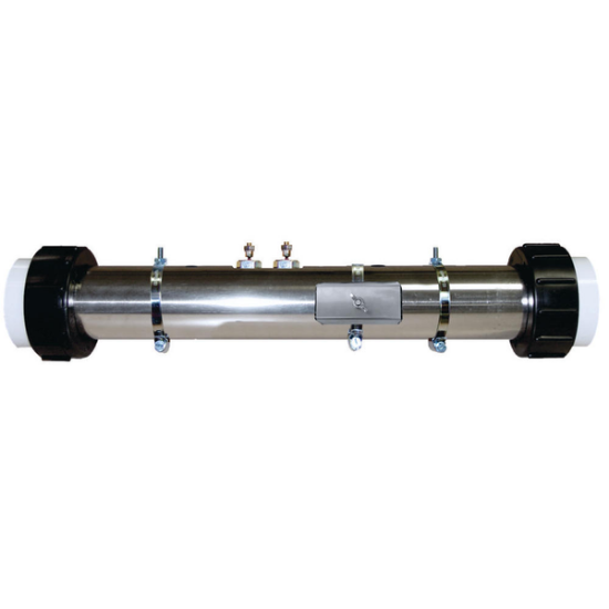 27-G0413-6T-K: Hot Tub Heater Replacement Assy, Universal Rite-Fit Hot Tub Heater Replacement, 2.25"x13", 4.5kW,  Titanium, Flo Thru