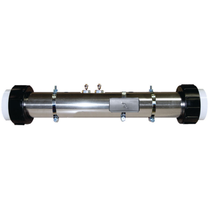 27-G0413-7T-K: Hot Tub Heater Replacement Assy, Universal Rite-Fit Hot Tub Heater Replacement, 2.25"x13", 5.5kW,  Titanium, Flo Thru