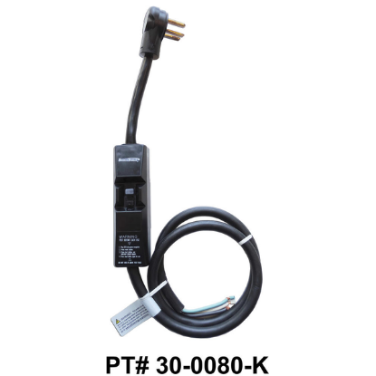 30-0080-K: Cord, GFCI, 30A, 240V, Inline, 6' STW