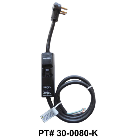 30-0080-K: Cord, GFCI, 30A, 240V, Inline, 6' STW