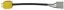 30-1180-L6: Cord, Adapter, YEL, 18/3, 6", Ozone Amp (female) To  Molded (male)