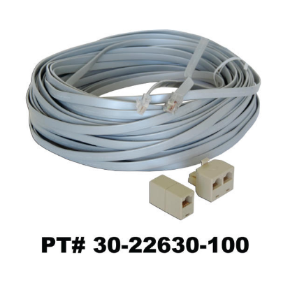 22630: Cable Balboa Hot Tub Top Side Controls Ext VS 100' VS 8 Pin Phone Jack