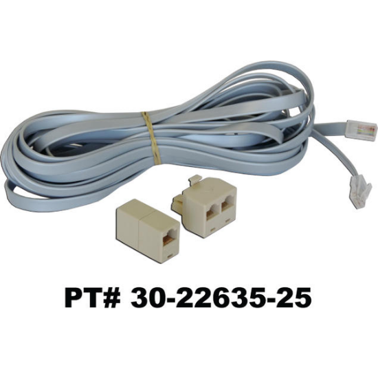 22635: Cable Balboa Hot Tub Top Side Controls Ext VS 25' 8 Pin Phone Jack