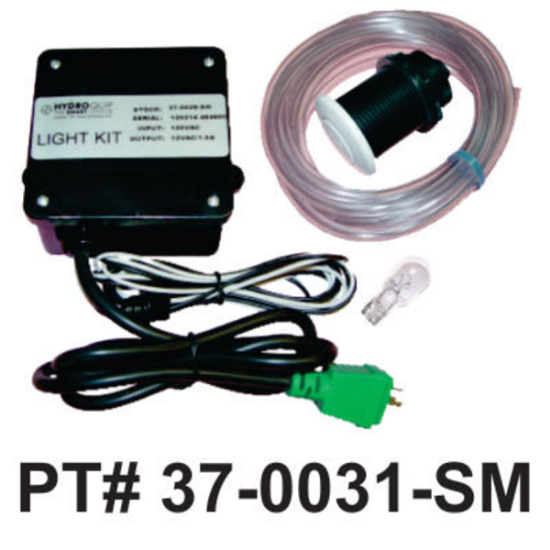 37-0031-SM: Light Kit, 120V (MLD) w/Wall Fitting