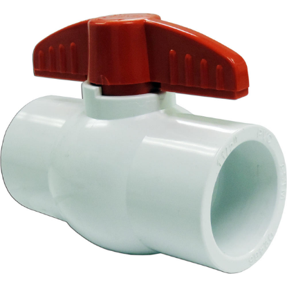 40-0008: Ball Valve, 1.5", PVC