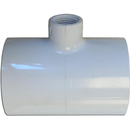 42-0047: Tee, 2" Soc x 2" Soc x 0.5" FPT
