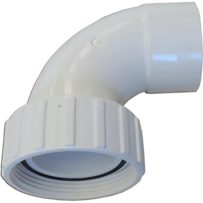 42-0086: Elbow, 90 Deg, Sweep, 2" Soc x 2" Pump Union Half