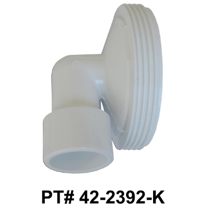 42-2392-K: Tailpiece, 3.0" x 1", 90Deg, Soc