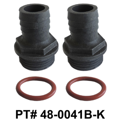 48-0041B-K: Barb Kit, 3/4" for Double Barrel Hot Tub Heater Replacement, w/O-ring