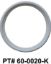 60-0020-K: Gasket, 3ΓÇ¥ Ridged