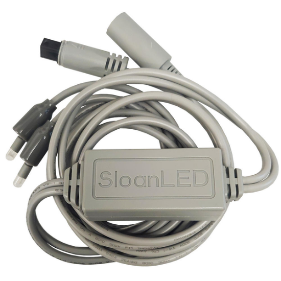 701564-2-F: SloanLED, Dual Cable Assy, 2 LED, RGB Light, Daisy