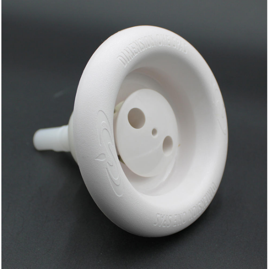 01510-424: Hot tub jet INSRT,VCR,TWNROTO,LRG, WHT