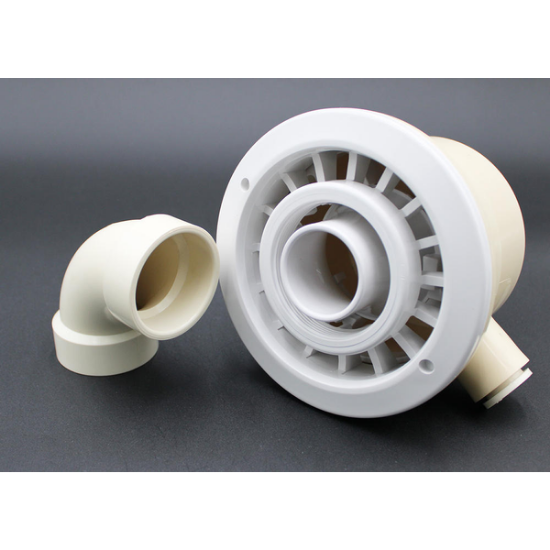 01510-53: Hot tub jet ASSY, VOLCANO, WHT, D1