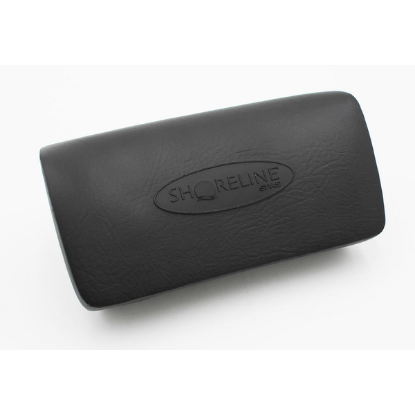 12760: Hot Tub pillow, LOUNGE SHRLN, LOGO BLK
