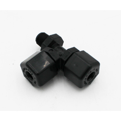 2000-024: TEE, 1/8"MPTx1/4"COMP