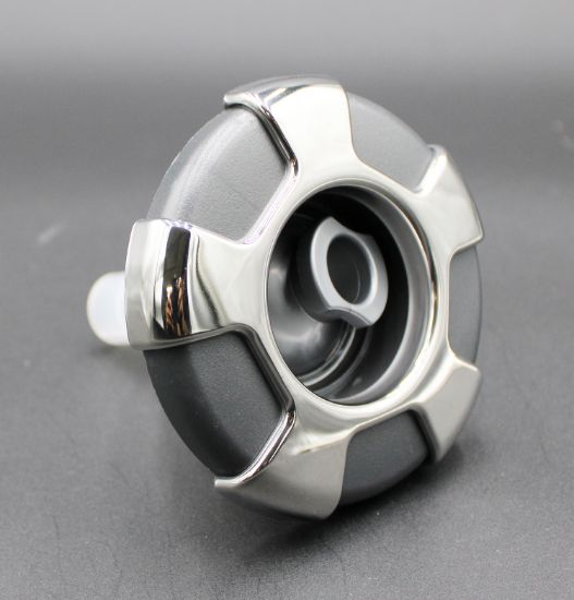 23446-112-790: Hot tub jet INSRT,CRWN, DIR,400,SS GRY