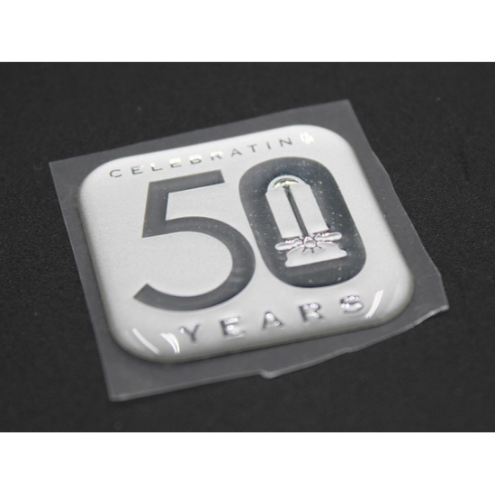2530-001: EMBLEM, JACUZZI, 50YRS