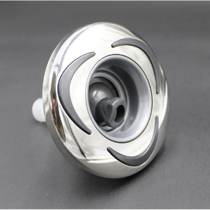 320-6784: Hot tub jet INSRT, HK16, ROTO, 4.5" SS