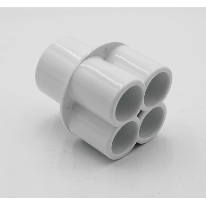 672-4570: MANIFOLD,1"S,DEAD,1/2"S,4PRT
