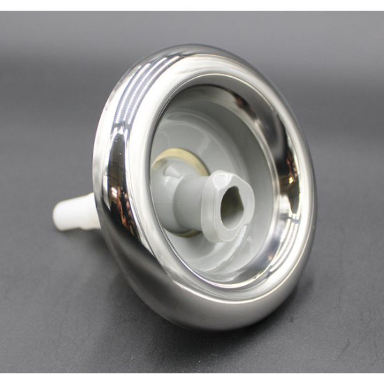 PLU21703610: Hot tub jet INSRT,CYCLN PWR STRM,5" SS