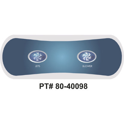 2 Button Balboa Series AX20 Topside Overlay 80-40098-K