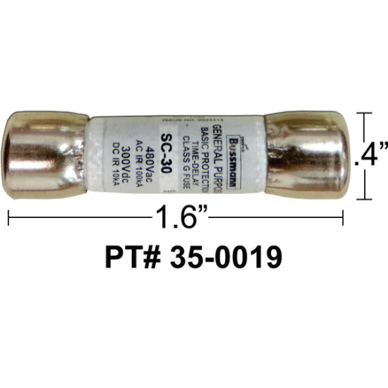 30 Amp Main Spa Fuse 35-0019-K