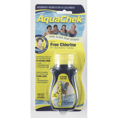 AquaCheck 4 in 1 Chlorine Test Strips 511242A