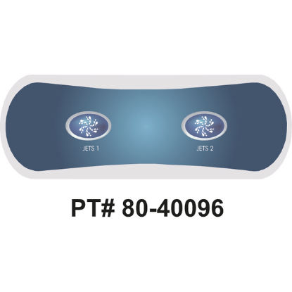 Balboa Series AX20 2 Button Topside Overlay 80-40096-K