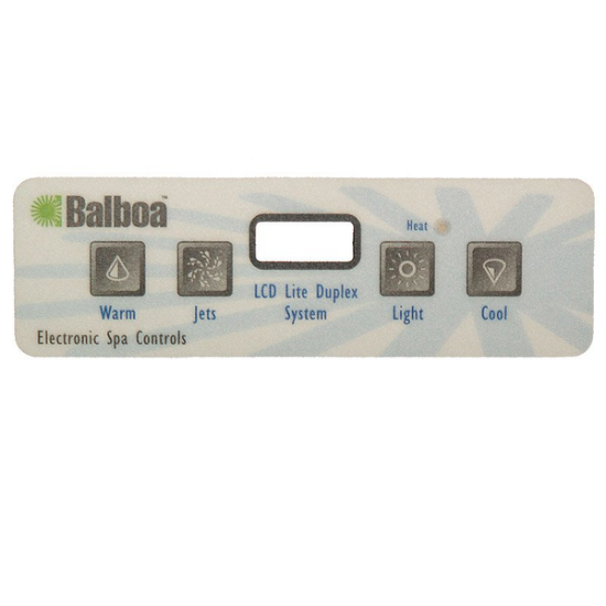 Balboa Series Lite Leader 4 Button Topside Overlay 80-11853-K