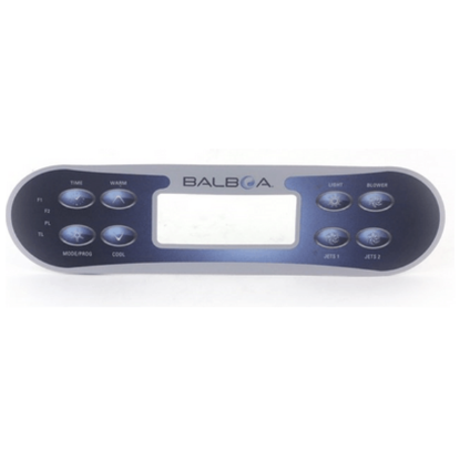 Balboa Series ML700 8 Button Topside Overlay 80-11281-K