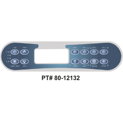 Balboa Series ML900 6-Button Overlay 80-12132-K