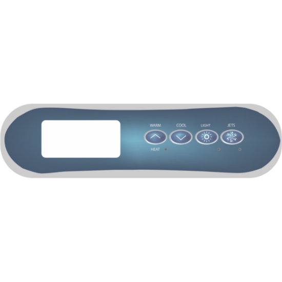Balboa Series TP400W 4 Button Topside Overlay 80-12510-K