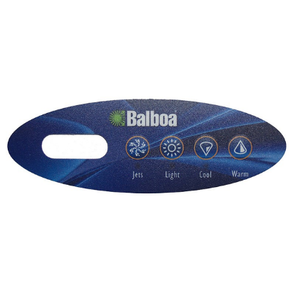 Balboa Series VL200 4 Button Topside Overlay 80-11852-K